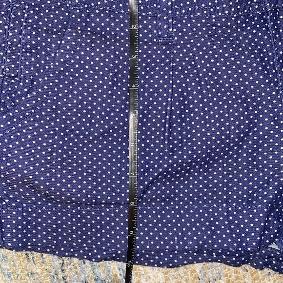 American Rag Blue Cotton Blend Polka Dot Short Size 9 - Picture 15 of 15